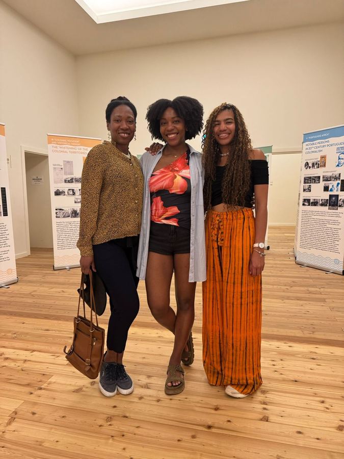 Three members at an event